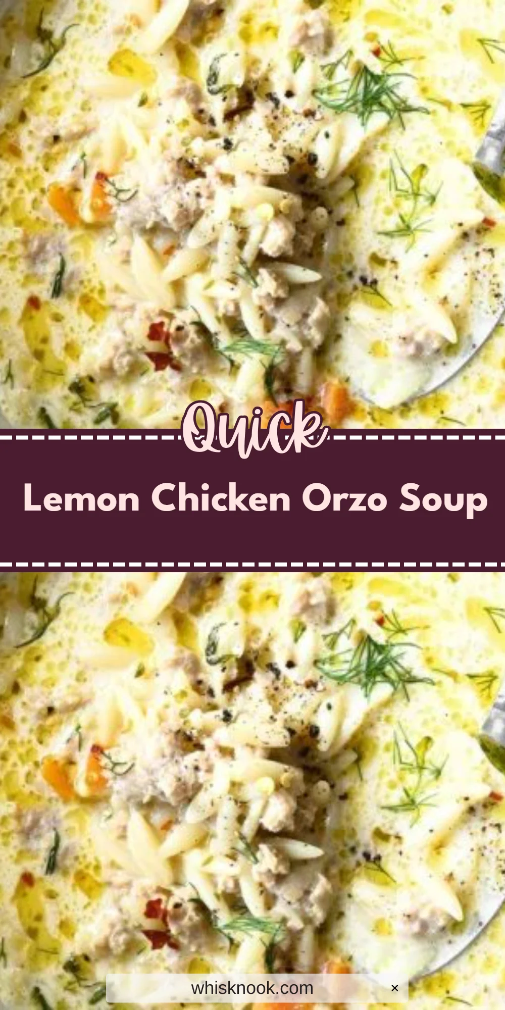 Lemon Chicken Orzo Soup