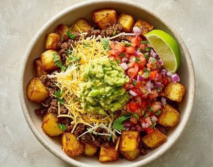 Loaded Potato Taco Bowl