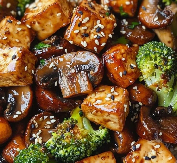 Mushroom and Tofu Stir-Fry