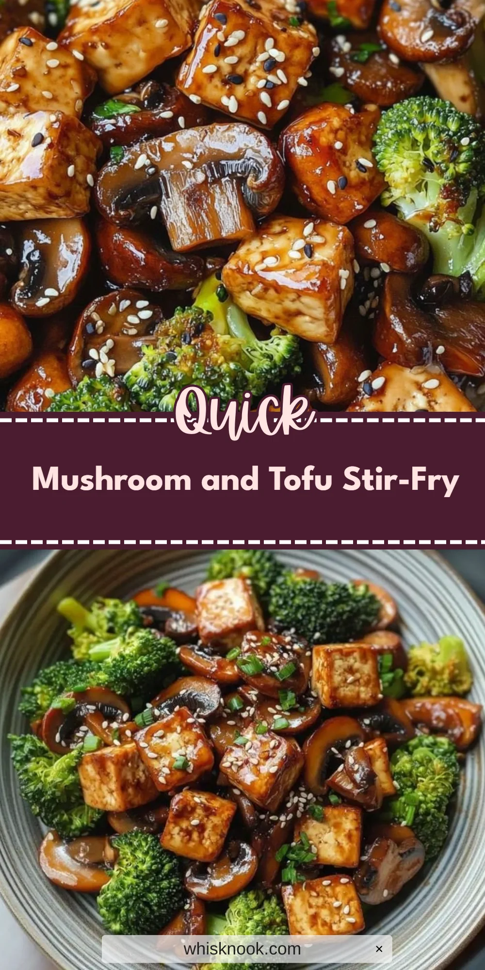 Mushroom and Tofu Stir-Fry