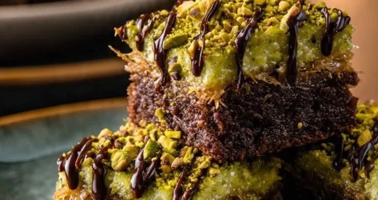 Pistachio Dubai Brownies