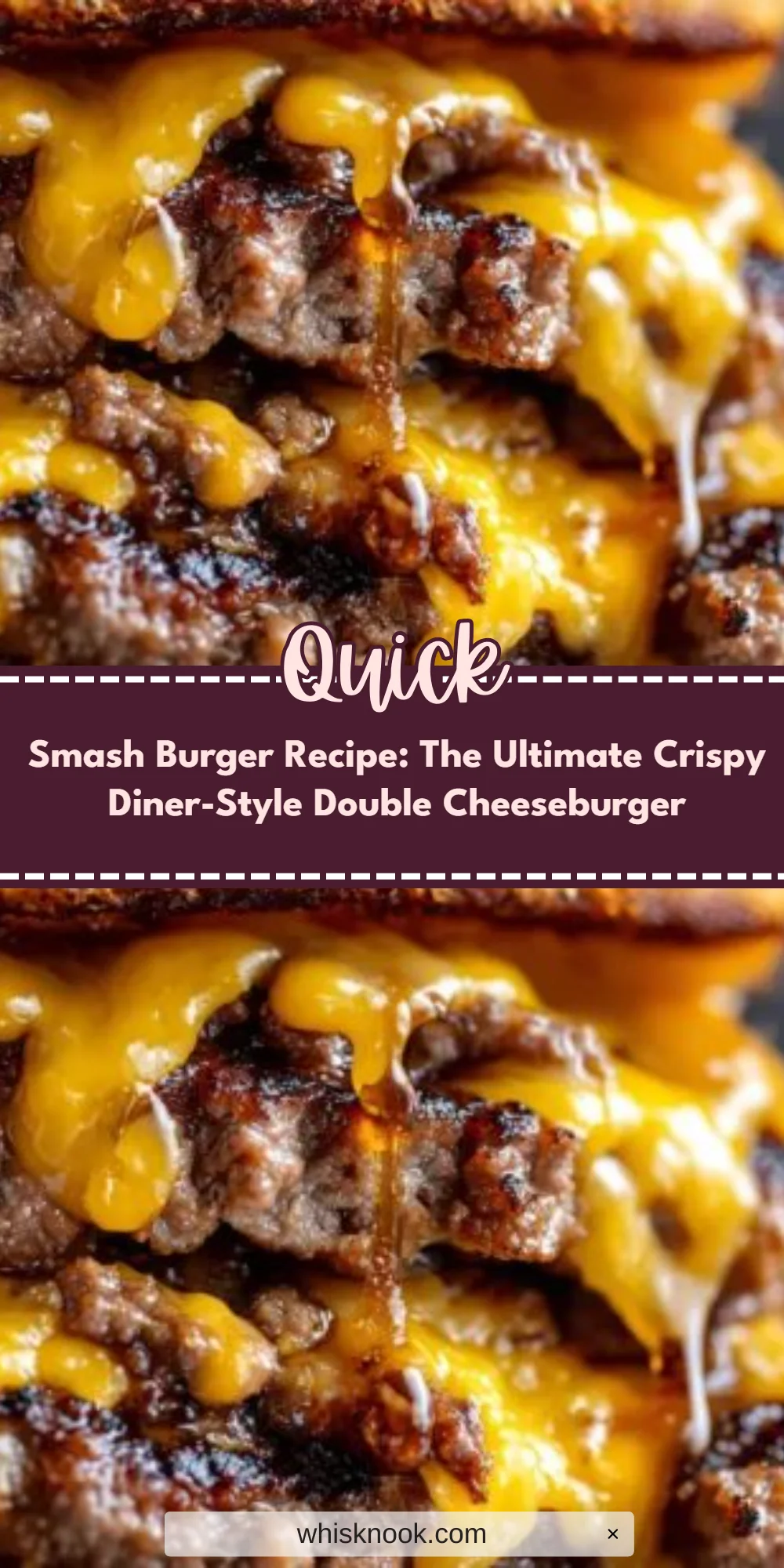 Smash Burger Recipe: The Ultimate Crispy Diner-Style Double Cheeseburger