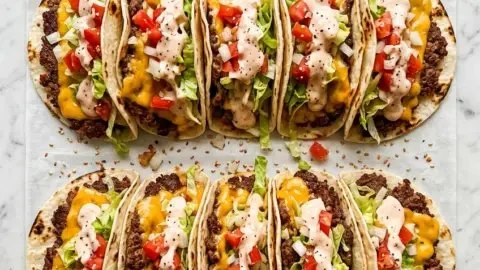 Smash Burger Tacos