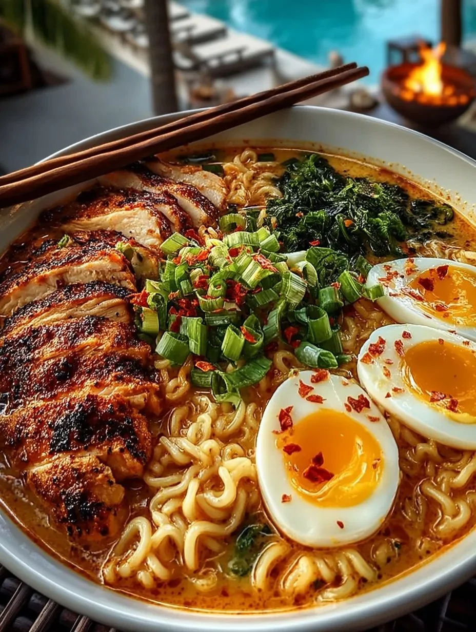 Spicy & Creamy Chicken Ramen