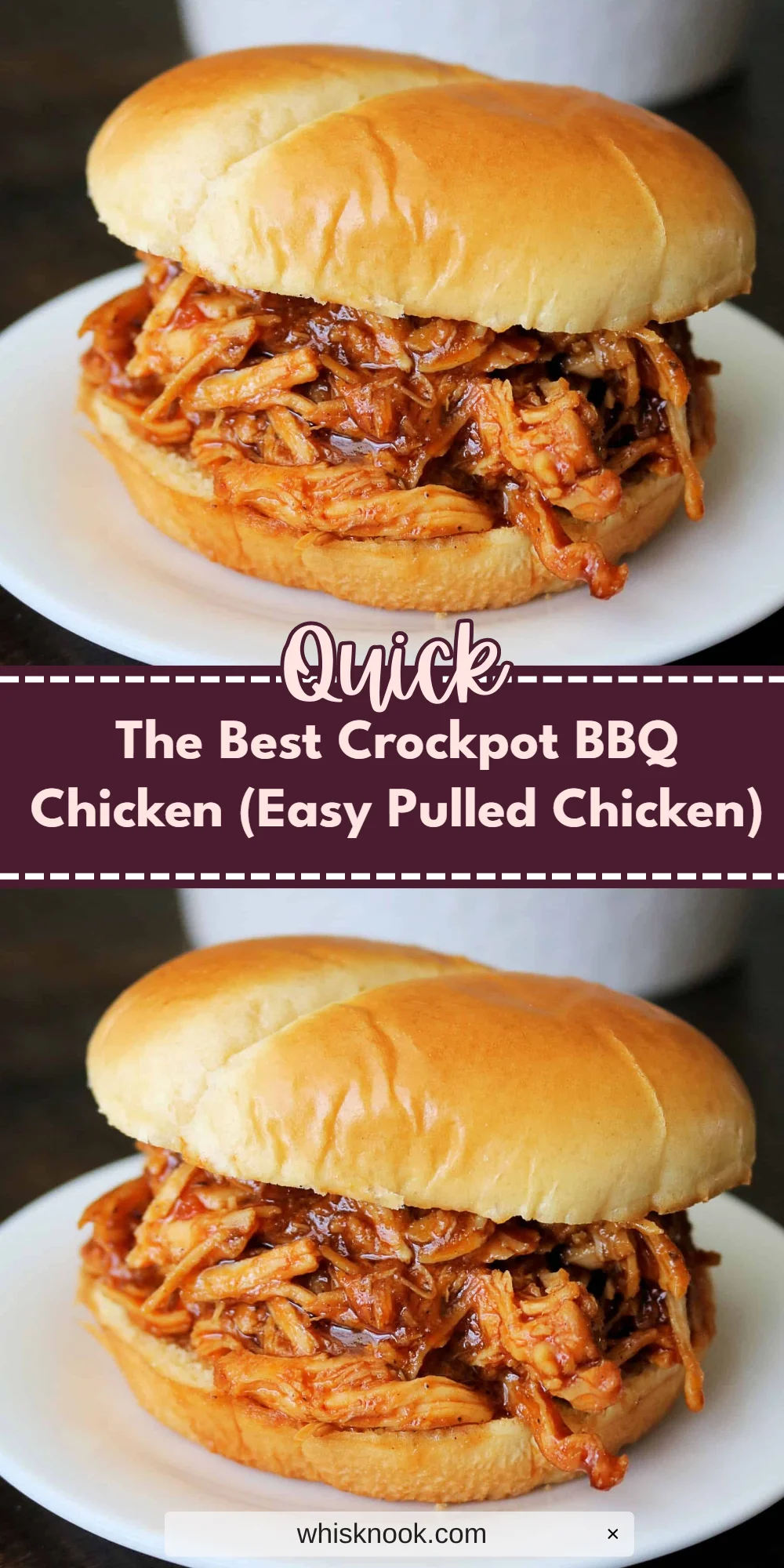 The Best Crockpot BBQ Chicken (Easy Pulled Chicken)