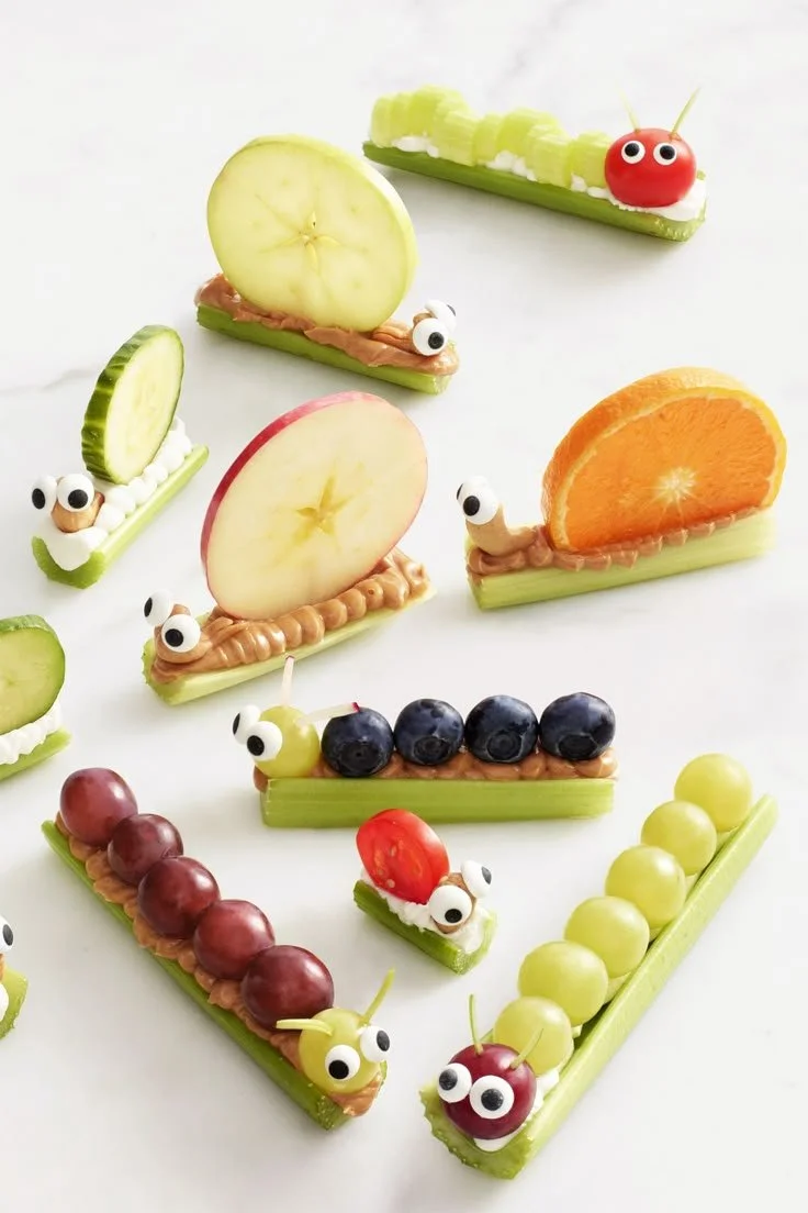 Celery Snails & Caterpillars