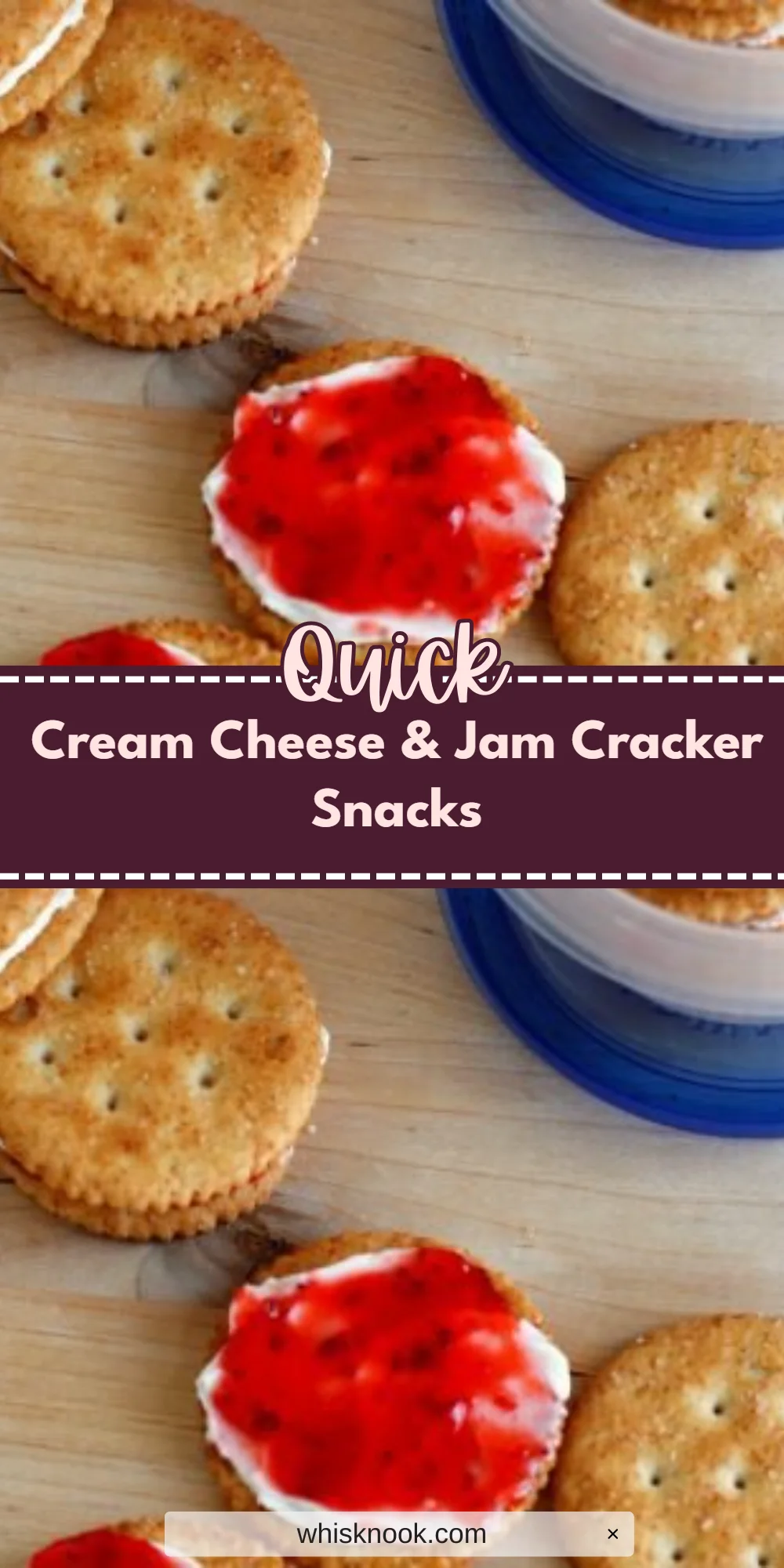 Cream Cheese & Jam Cracker Snacks
