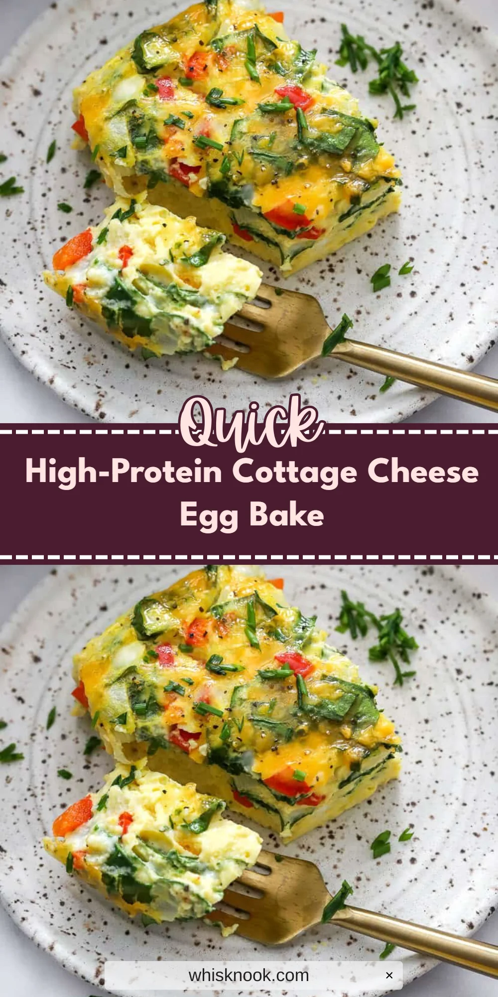 High-Protein Cottage Cheese Egg Bake