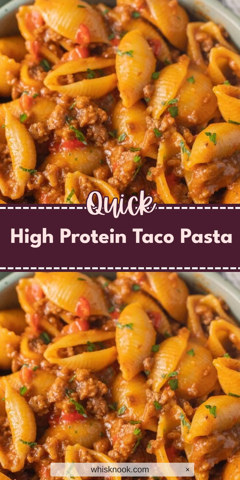 High Protein Taco Pasta