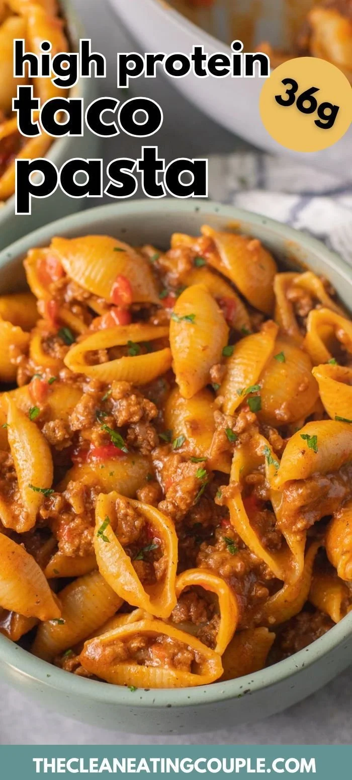High Protein Taco Pasta