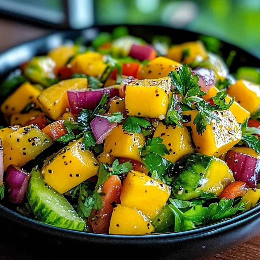 Mango Salad with Lime Dressing: An Incredible Ultimate Recipe