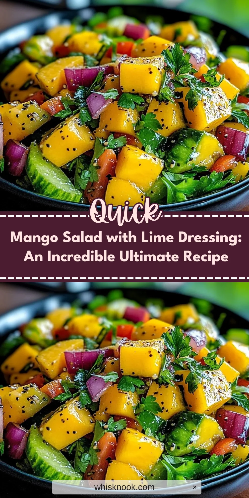 Mango Salad with Lime Dressing: An Incredible Ultimate Recipe