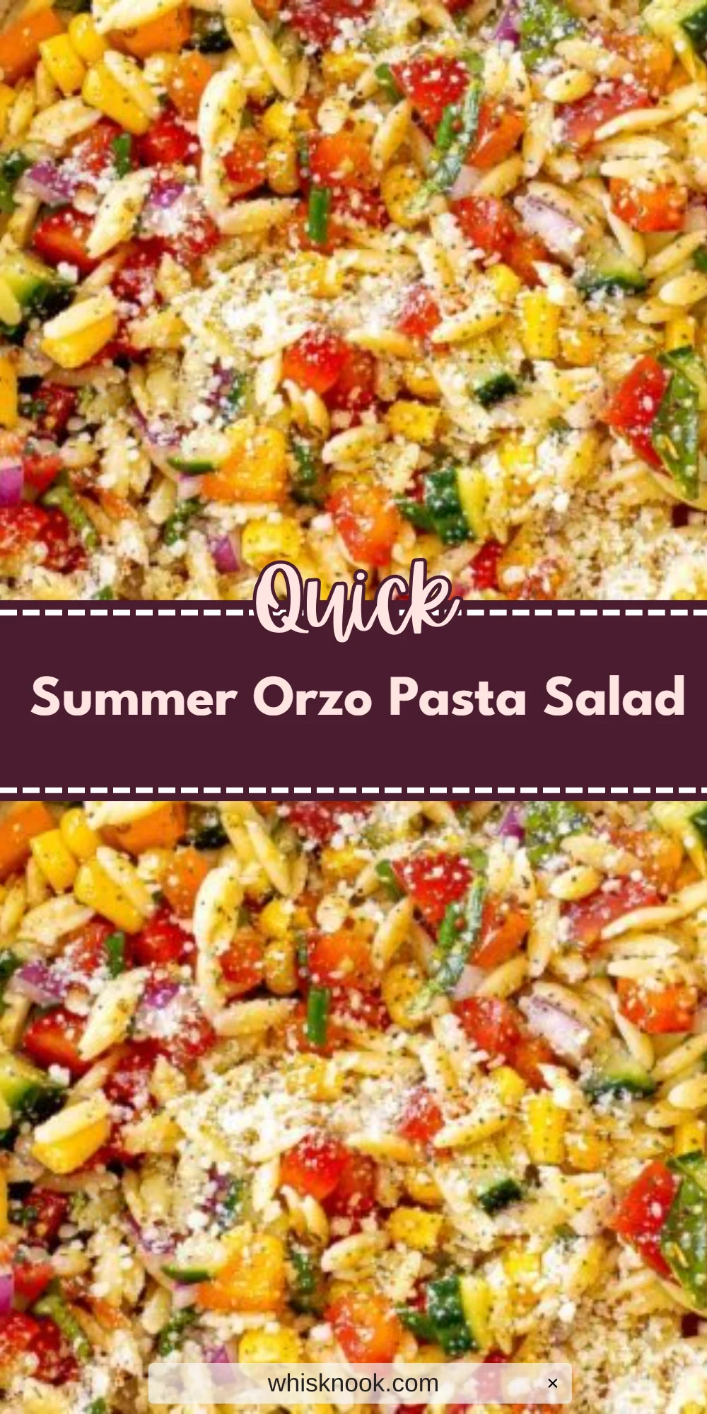 Summer Orzo Pasta Salad