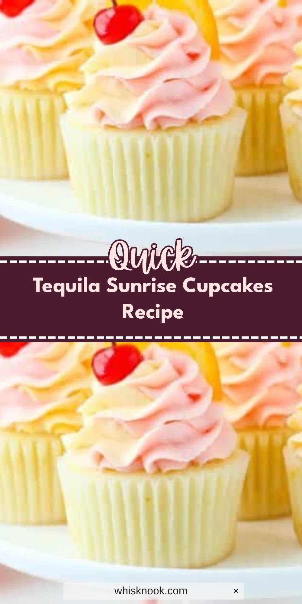 Tequila Sunrise Cupcakes Recipe